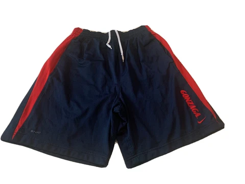 Vtg Nike NCAA Authentic Gonzaga Bulldogs Zags Basketball Team Shorts Men's Small Cover