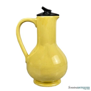 Mid-Century Farmhouse Yellow Stoneware Carafe Pitcher by McCoy - Picture 1 of 7