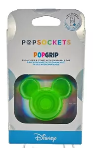 PopSockets Disney Mickey Minnie Neon Green Ears Pop Socket PopGrip Popsocket - Picture 1 of 2