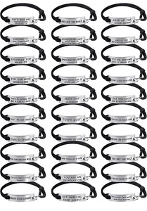 Inspirational Bracelet.  Several Choices! -SELECT UNDER METAL PURITY - Picture 1 of 8