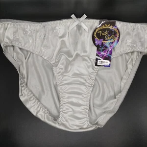 US SIZE XL SHINY NYLON TRICOT PANTIES from Japan - Picture 1 of 4