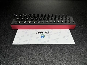 Snap-on Tools NEW 42pc 1/4" Drive Metric 6pt 4mm - 15mm Socket Set 142STMMSYFR1 - Bild 1 von 8