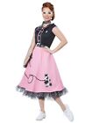 50s Sweetheart 1950s High School Rock Roll Poodle Greaser Womens Costume