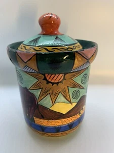 Tarro de galletas Penzo Zimbabwe 1996 pintado a mano por Pedzi - Imagen 1 de 9