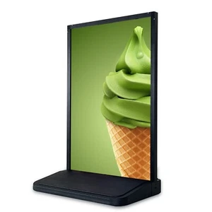 Soporte para cartel publicitario de pie a prueba de viento 24"x36", con base llena de agua - Imagen 1 de 15