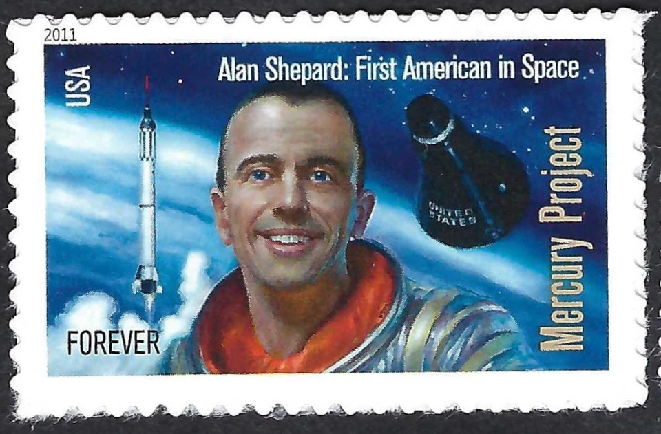 US #4527 MNH 2011 Mercury Project Alan Shepard - Image 1 of 1