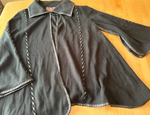 PATRICIA NASH MANTELLA APERTA IN ECOPELLE PUNTO FRUSTA DONNA TG XS/S LAGENLOOK - Foto 1 di 10