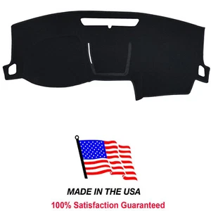 Black Carpet Dash Cover Compatible w/ 2013-2016 GMC Acadia (NO HUD) CH112-5 - Picture 1 of 11