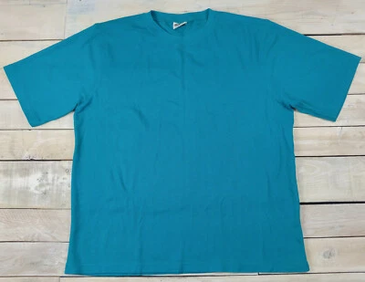 Vintage 90s BERT PULITZER Short Sleeve Pique Turquoise T-Shirt Size L USA Made - Image 1 of 3
