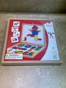 Géoforme by Djeco - Magnetic Shape Picture Making NEW SEALED Wooden Toy - Picture 1 of 7