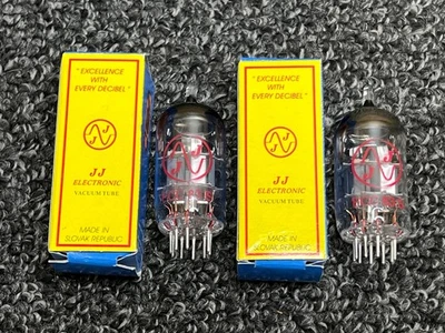 Par de tubos de vácuo JJ Electronic ECC83S Rússia - Imagem 1 de 4