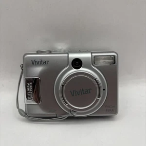 Vivitar ViviCam 3935 5.0MP Digital Camera - Silver Tested , Box And Book,No Card - Picture 1 of 4