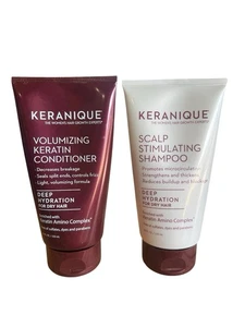 Keranique Volumizing Conditioner & Scalp Stimulating Shampoo + Amino Complex 4,5oz - Bild 1 von 3