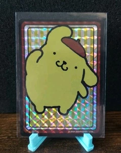 Hello Kitty and Friends Holographic Trading Stickers POMPOMPURIN Stripes - Picture 1 of 2