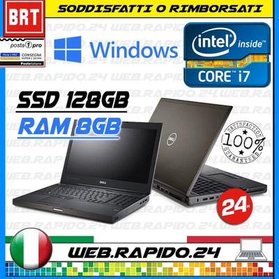 PC NOTEBOOK PORTATILE DELL PRECISION M4600 I7-2760QM 8GB RAM SSD 128GB 15.6"  - Immagine 1 di 4