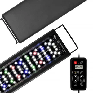 Luz LED avanzada para acuario de 7 filas, controlador de fácil configuración, encendido automático apagado completo... - Imagen 1 de 9