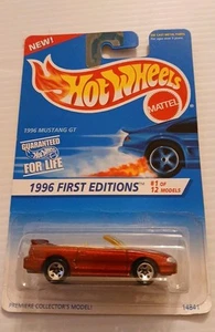 Mustang GT #1 de 12 modelos #378 convertible primeras ediciones Hot Wheels 1996 - Imagen 1 de 5