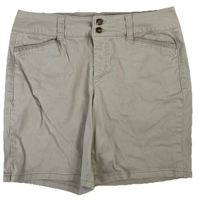 Charter Club Mujer Pantalón Corto Caqui Claro 7.5" Entrepierna Talla 8 Foto 1 de 4