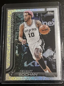 2025-26 Topps Basketball Jeremy Sochan #199 Sand Glitter San Antonio Spurs 🔥 - Bild 1 von 2