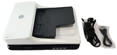 HP ScanJet Pro 2500 F1 FlatBed Document Scanner SHNGD-1402 With AC Adapter & USB - Image 1 of 4