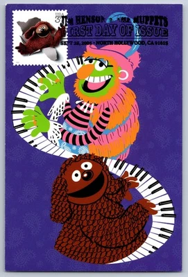 #3944i The Muppets Rowlf the Dog FDC Maxi Card w/Pictorial Cancel - Image 1 of 2