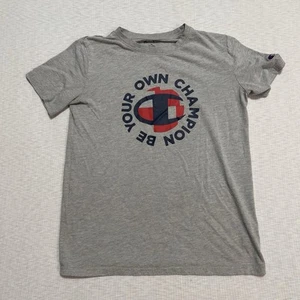 Champion Youth Size XL Grey Heather Short Sleeve Crew Neck T-Shirt - Picture 1 of 6