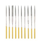 Mini Needle File Set Precision Micro Files - 10PC - Diamond Coated