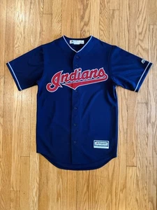 Maglia da baseball Cleveland Indians Guardians Majestic Cool Base MLB (uomo piccola) - Foto 1 di 6