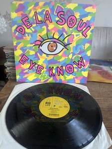 De La Soul - Eye Know, Vinyl 12" Single Record 1989 UK BLR 13T 1st press VG+ - Picture 1 of 4