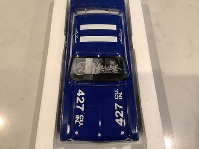 NED JARRETT AUTOGRAPHED 1965 URL RICHMOND FORD GALAXIE 500 DIECAST W/COA & CARD - Image 1 of 4