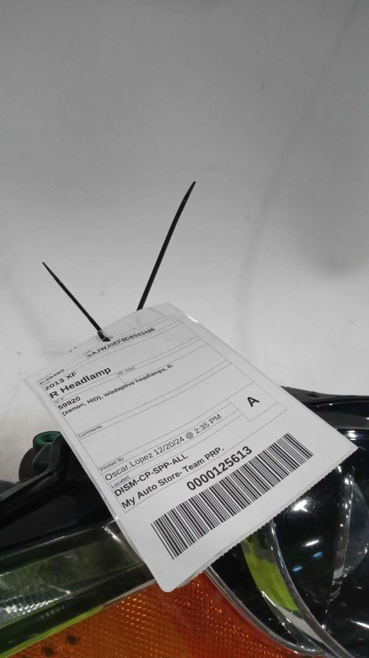 Faro pasajero xenón HID con faros adaptativos para 12-15 XF 365831 Foto 1 de 4