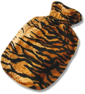 Fashy 2 Litter Hot Water Bottle with Tiger Cover - New Foto 1 de 4
