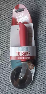 Cortador de fondant y pizza Cake Boss, cabezal de acero inoxidable. Nuevo - Imagen 1 de 2
