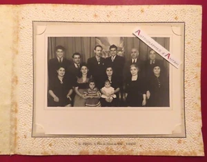 ● VIENNE photographe G. PIRON vieille photographie d'une famille - photo Isère - Picture 1 of 2