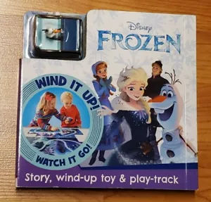 Disney Frozen: Story with Wind-Up Car & Play-Track *New* Ages 3+ - Picture 1 of 4