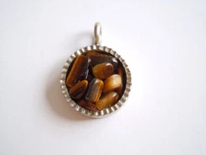 Jorgen Jensen Pendant Denmark Path Tin Tiger Eye 16,6 G/3,5 X 2,5 CM - Zdjęcie 1 z 3