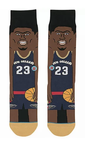 New Orleans Anthony Davis Stance Socks Basketball NBA Large 9-12 Cover