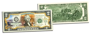 Billete de $2 del Parque Nacional del Gran Cañón - curso legal genuino - Imagen 1 de 1