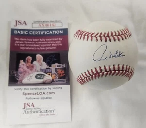Paul Molitor Signed MLB BaseballJSA - Picture 1 of 1