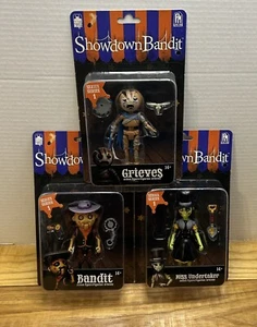Showdown Bandit Figures Complete Set 3PCs- Bandit, Miss Undertaker & Grieves NEW - Picture 1 of 7