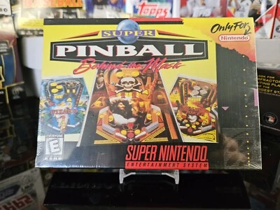 Super Pinball Behind the Mask Super Nintendo SNES NIB Factory Sealed New In Box - Image 1 of 4