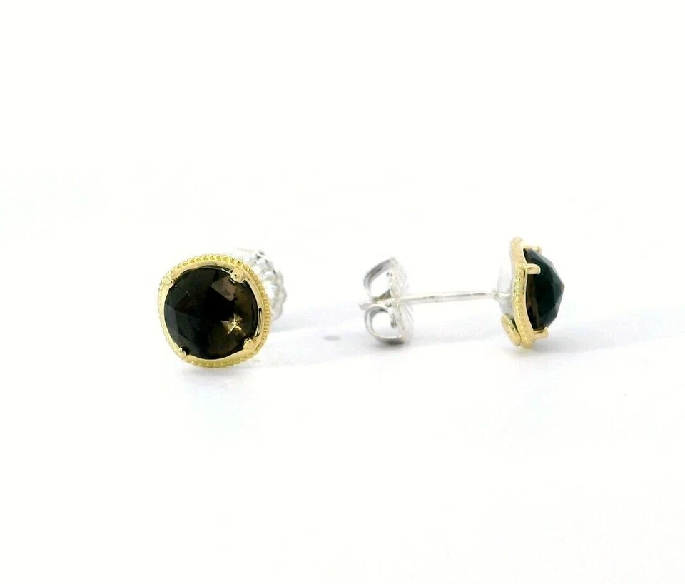 Tacori Smoky Quartz Stud Earrings - Image 1 of 4