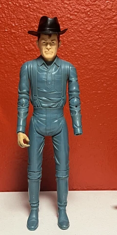 Vintage 1960’s Louis Marx Best of The West Captain Maddox Figure With Hat Cover