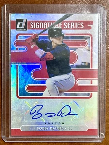 2021 Panini Donruss #SS-BD Bobby Dalbec Auto Foil Signature Series Card Red Sox - Picture 1 of 2