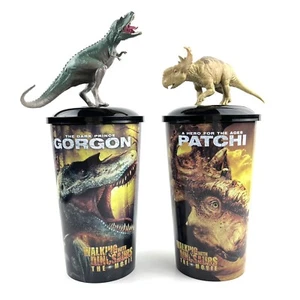 Walking with Dinosaurs The Movie Plastic Cup & Cup Topper Gorgon & Patch Figures - Bild 1 von 4