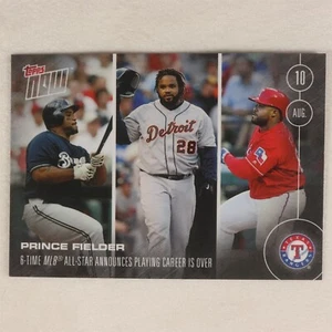 2016 Topps Now Card #342: Texas Rangers Prince Fielder - Picture 1 of 1
