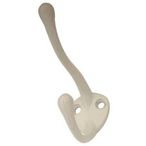 (paquete de 10) Abrigo beige almendra 3" ganchos nogal P27120-LAD, bata de baño utilitaria - Imagen 1 de 1