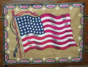 World Flag Collection Antique Tobacco Cigar Premium UNITED STATES 12x9 Felt - Picture 1 of 1
