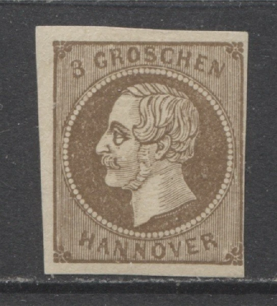 Germany States 1861 HANNOVER  3 Groschen King George V. mint*, $ 585.00 - Image 1 of 1