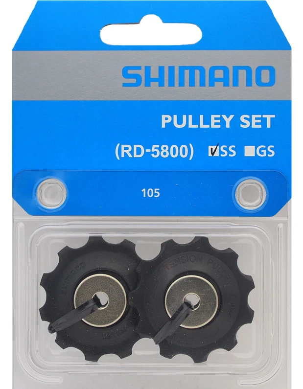 Shimano 105 RD-5800-SS Short Cage Tension & Guide Pulley Set - Image 1 of 1